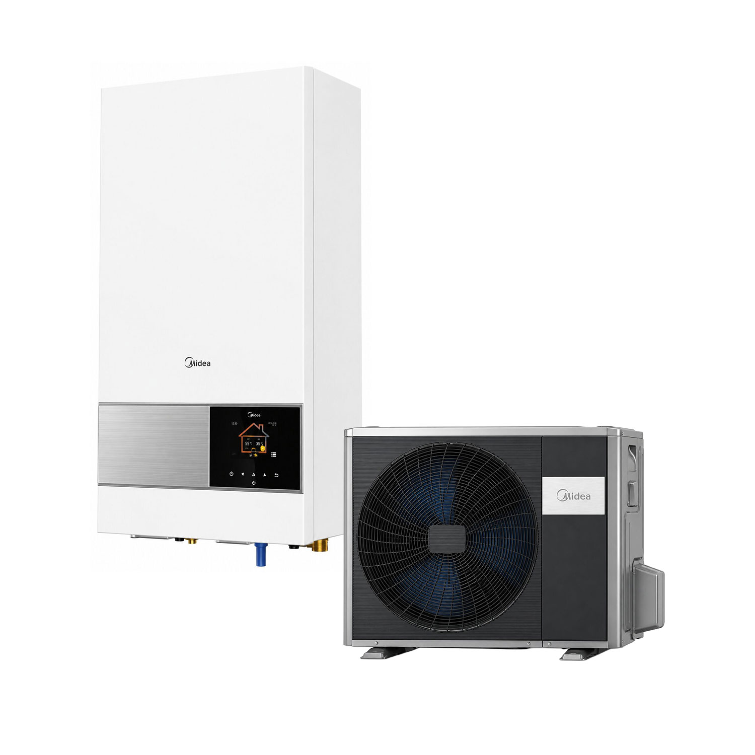 Midea_M-Thermal Midea M-Thermal series Gaiss-ūdens siltumsūkņa komplekts 12-16kW - Image 1